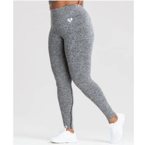 NEW Women's Best Move Seamless Workout Leggings Grey Marl Size Small